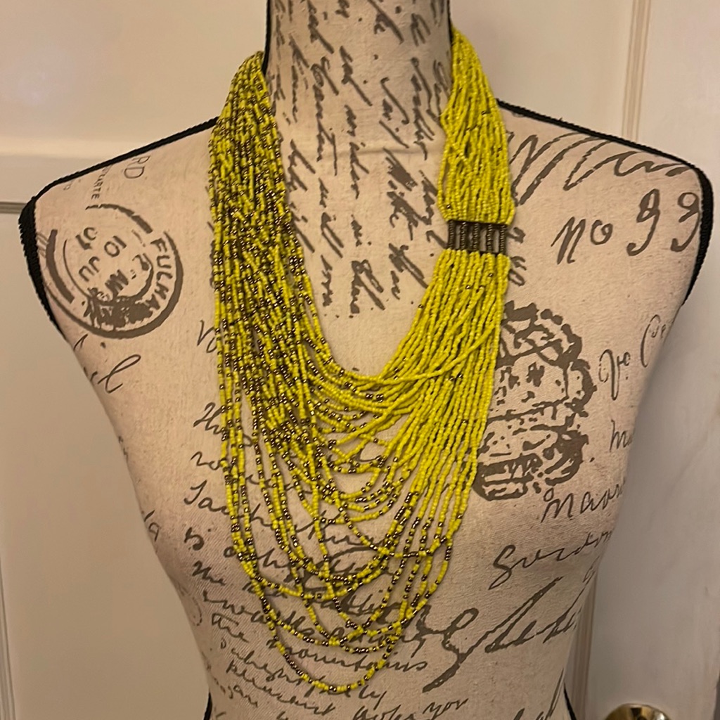Beaded Glass Necklace